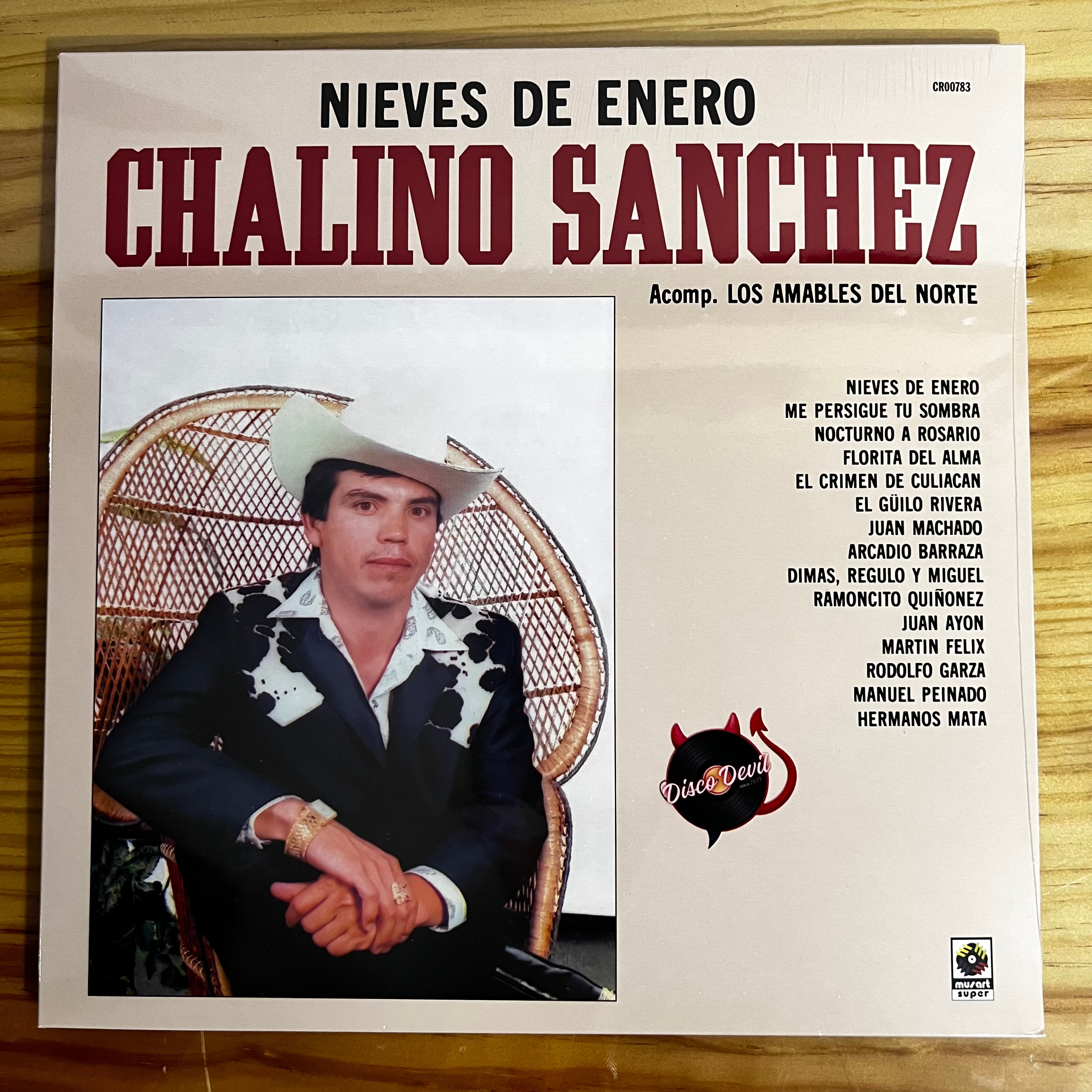 Chalino Sánchez Las Nieves De Enero Letra Chalino Sánchez - Nieves de Enero, Vinyl Color Ahumado – Disco Devil