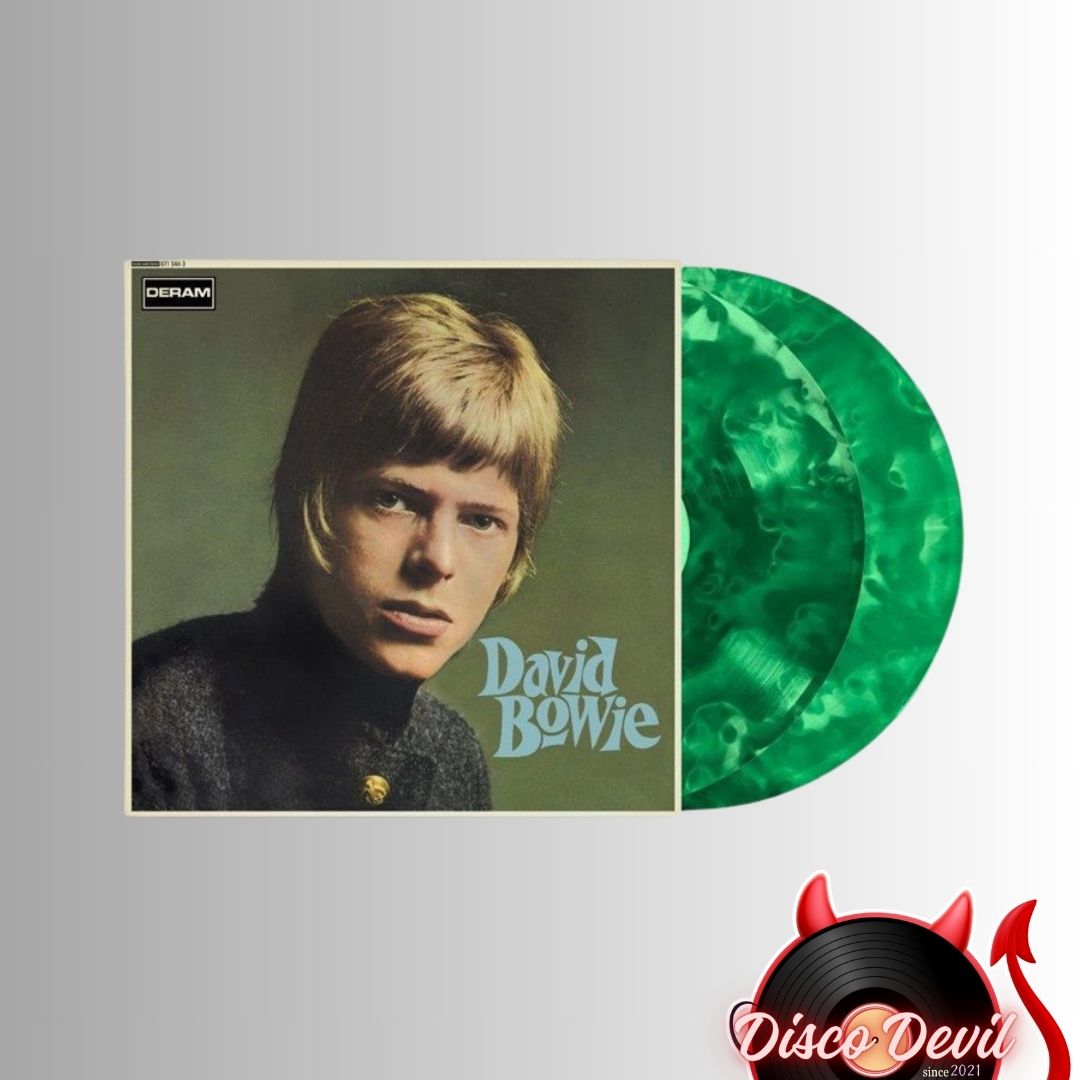 David Bowie - David Bowie, Clear and Green Cloudy Vinyl