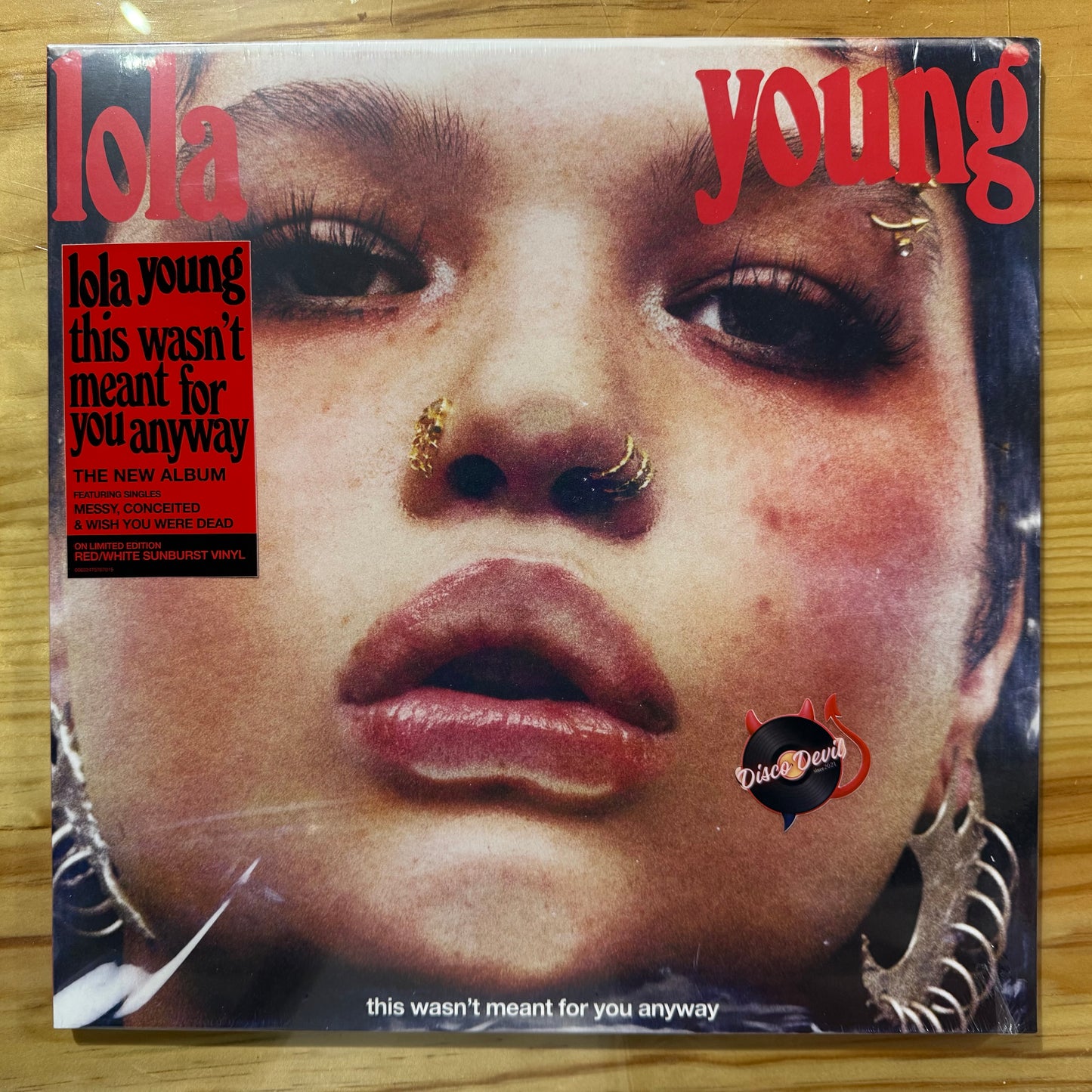 Lola Young - This Wasn't Meant For You Anyway, red/white sunburst vinyl
