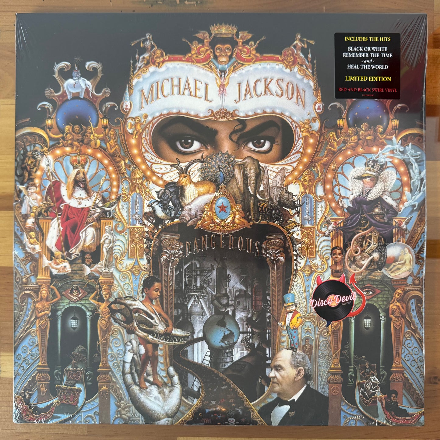Michael Jackson - Dangerous, Red Vinyl