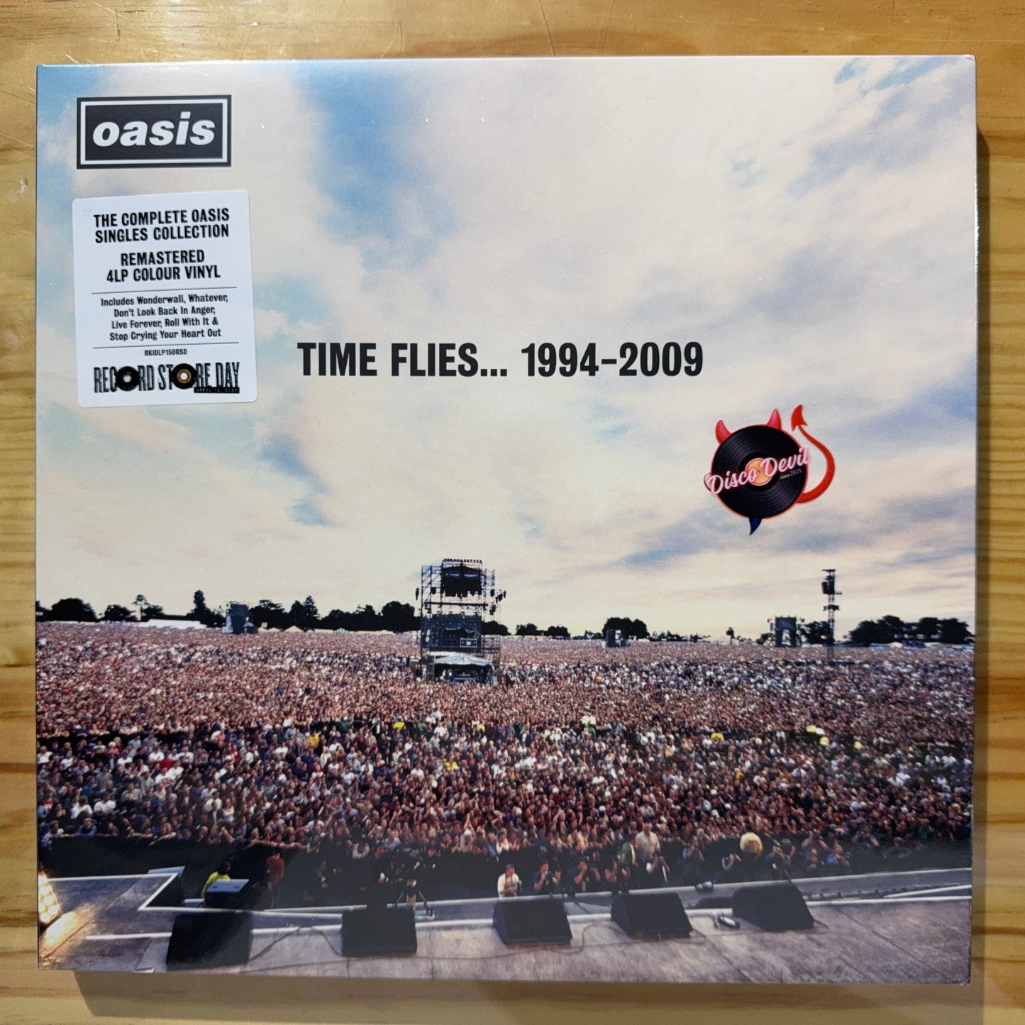 Oasis - Time Flies... 1994-2009 (LP, Ora + LP, Gre + LP, Pin + LP, Blu), RSD