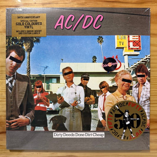 AC/DC - Dirty Deeds Done Dirt Cheap, Gold Vinyl