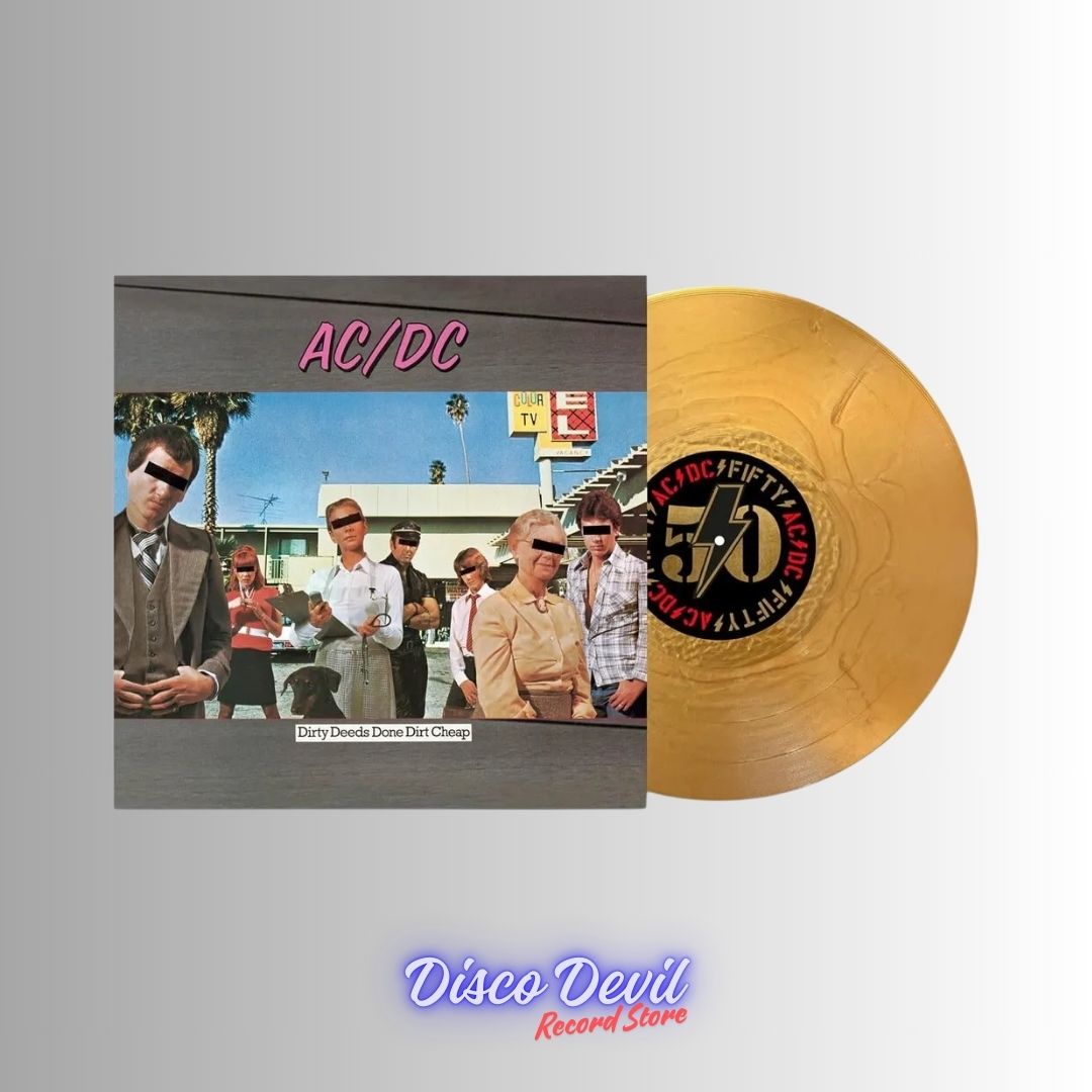 AC/DC - Dirty Deeds Done Dirt Cheap, Gold Vinyl