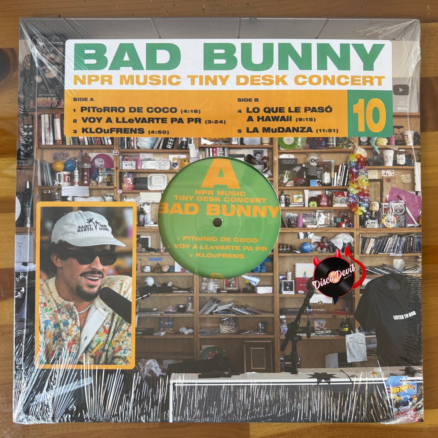 Bad Bunny - NPR Music Tiny Desk Concert, Blue Vinyl