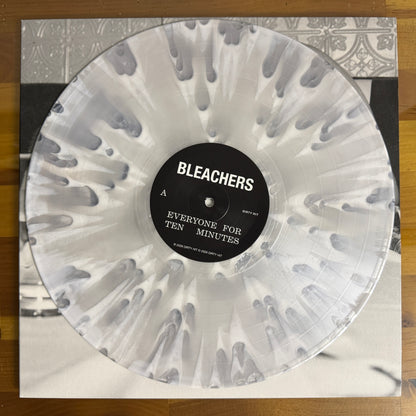 Bleachers - Everyone For Ten Minutes, crystal clear, metallic silver and matter silver smash-splatter Vinyl