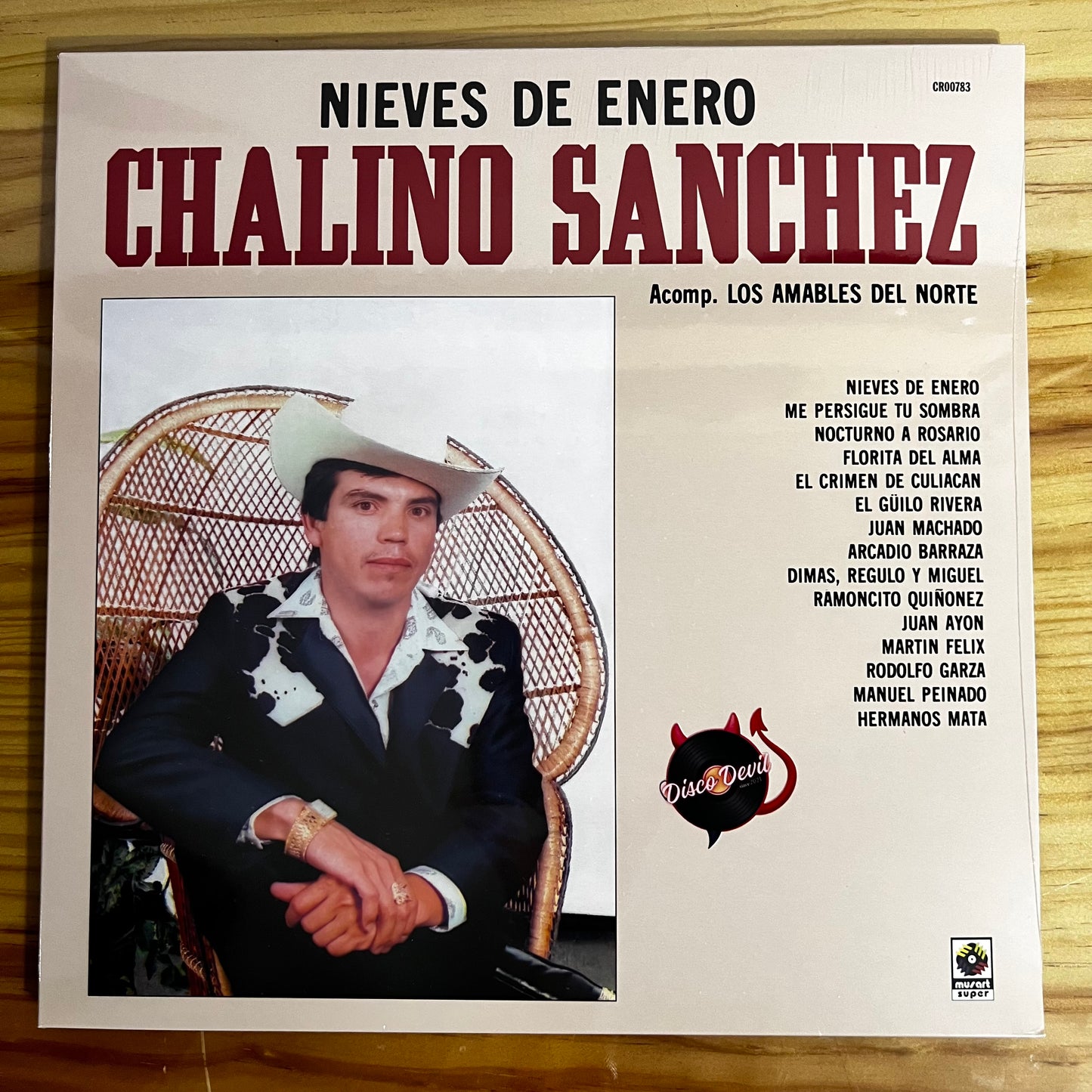 Chalino Sánchez - Nieves de Enero, Vinyl Color Ahumado