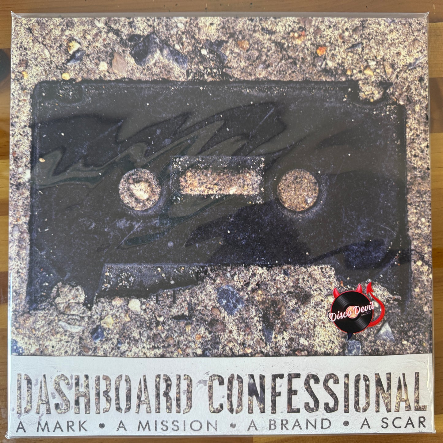 Dashboard Confessional - A Mark ● A Mission ● A Brand ● A Scar, IVC Edition Milky Clear Translucent And Opaque Black Galaxy Vinyl