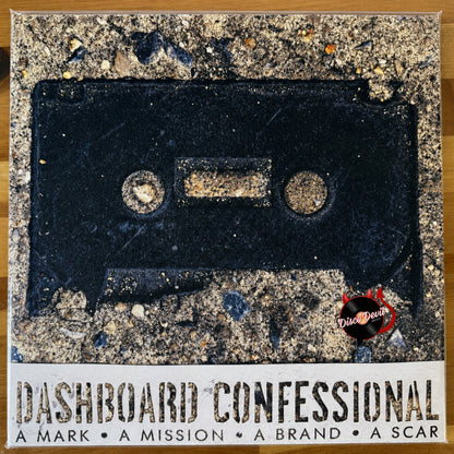 Dashboard Confessional - A Mark ● A Mission ● A Brand ● A Scar, IVC Edition Milky Clear Translucent And Opaque Black Galaxy Vinyl