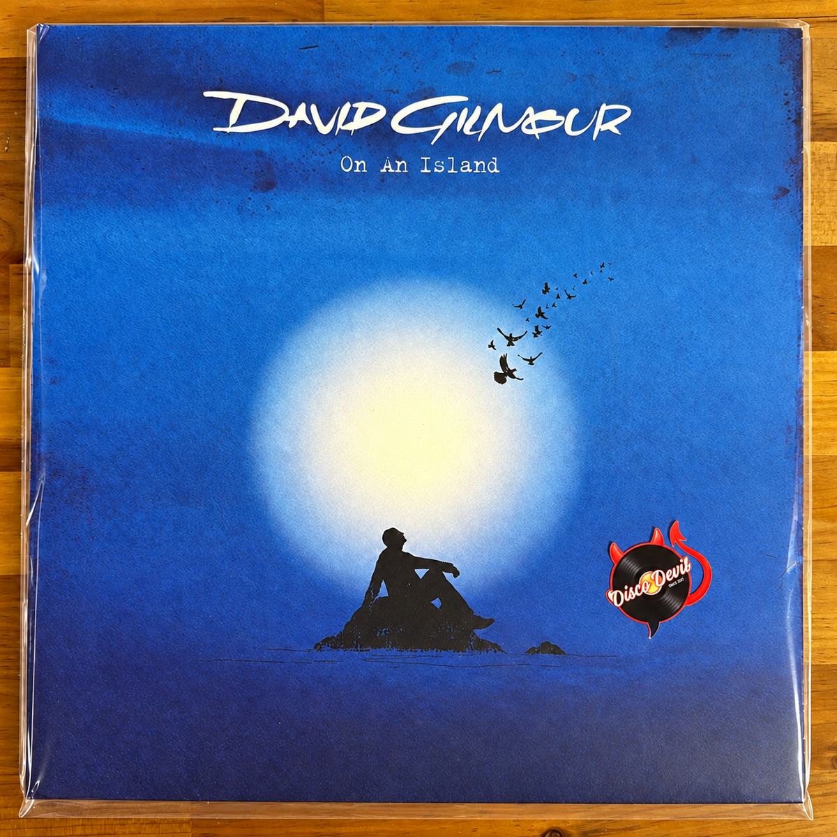 David Gilmour - On an Island, Limited Edition, Numbered, blue, White and Yellow colour-in-colour with Black Splatter Vinyl
