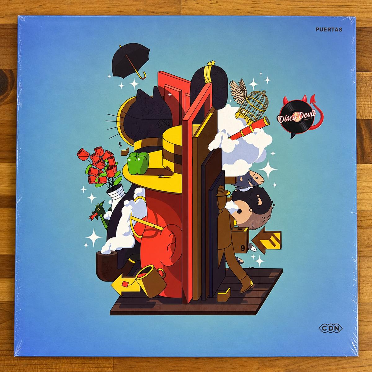 El Cuarteto de Nos - Puertas, Limited Edition, Vinil color Rojo