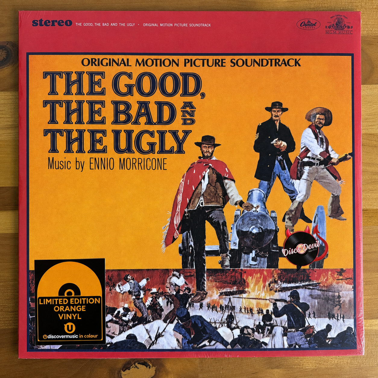 Ennio Morricone - The Good, The Bad And The Ugly: Orange Vinyl