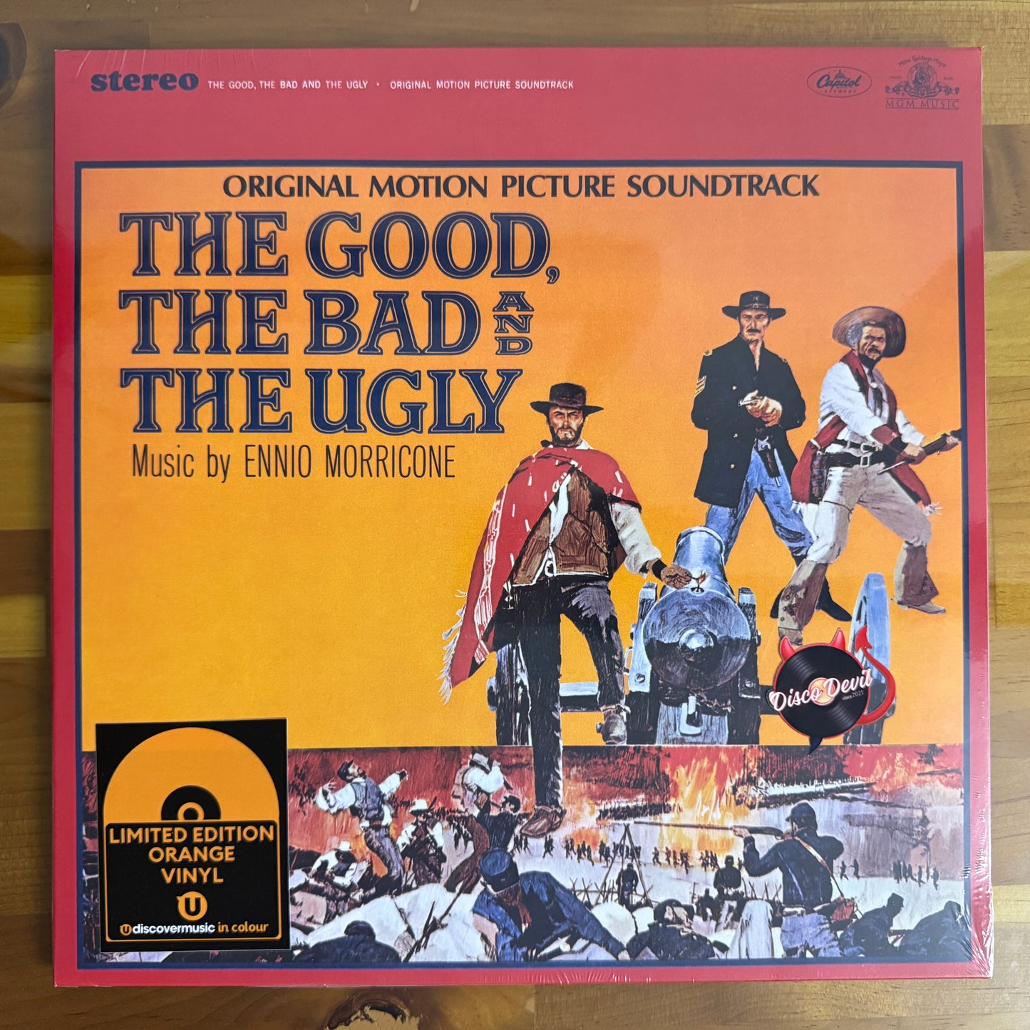 Ennio Morricone - The Good, The Bad And The Ugly: Orange Vinyl