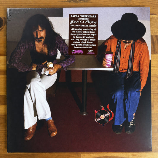 Frank Zappa, Captain Beefheart, Mothers of Invention - Bongo Fury, 50th Anniversary, Orange & Black Galaxy Vinyl