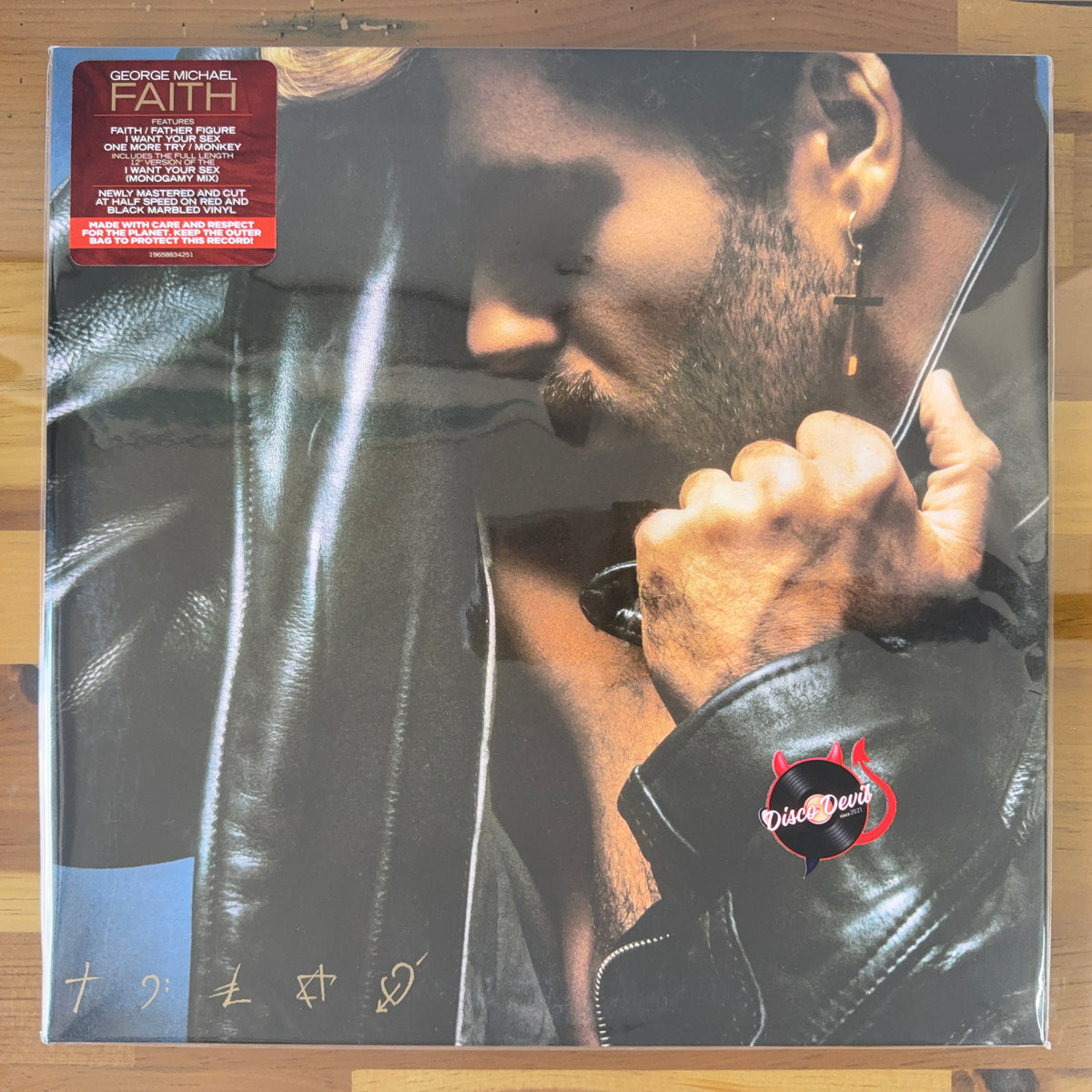 George Michael - Faith, Red & Black Marbled Vinyl
