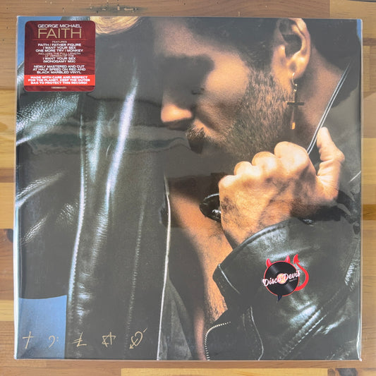 George Michael - Faith, Red & Black Marbled Vinyl