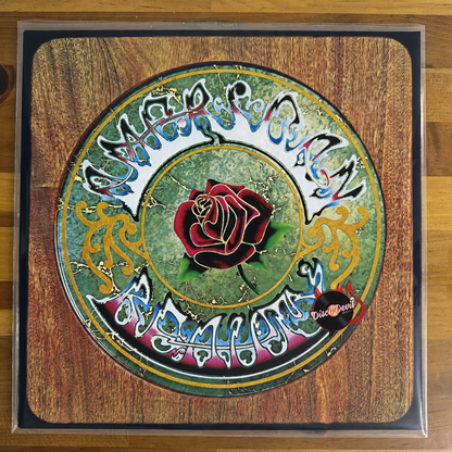 Grateful Dead - American Beauty, acid-effect hand-poured yellow, green and purple Vinyl