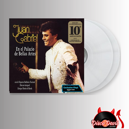 Juan Gabriel - En el Palacio De Bellas Artes, Vinilo Blanco Translúcido