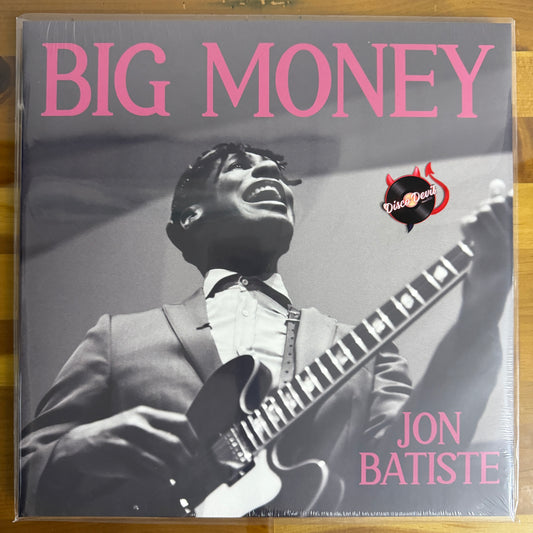 Jon Batiste - Big Money, Hot Pink Vinyl + Signed Art Card