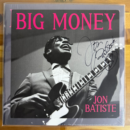 Jon Batiste - Big Money, Hot Pink Vinyl + Signed Art Card