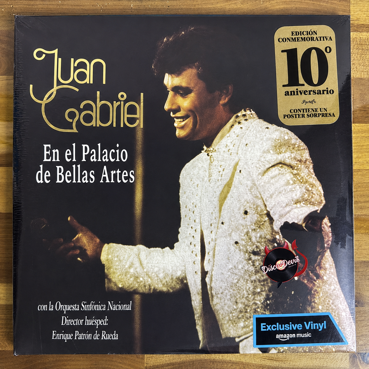 Juan Gabriel - En el Palacio De Bellas Artes, Vinilo Blanco Translúcido