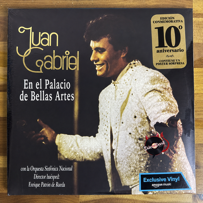 Juan Gabriel - En el Palacio De Bellas Artes, Vinilo Blanco Translúcido