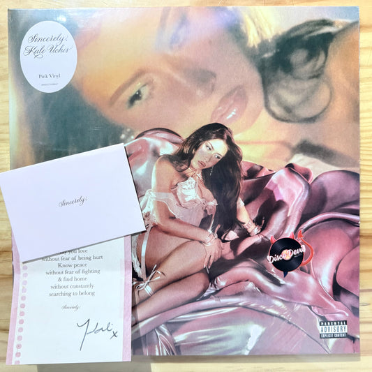 Kali Uchis - Sincerely, Standard Pink Vinyl + Signed Art Card