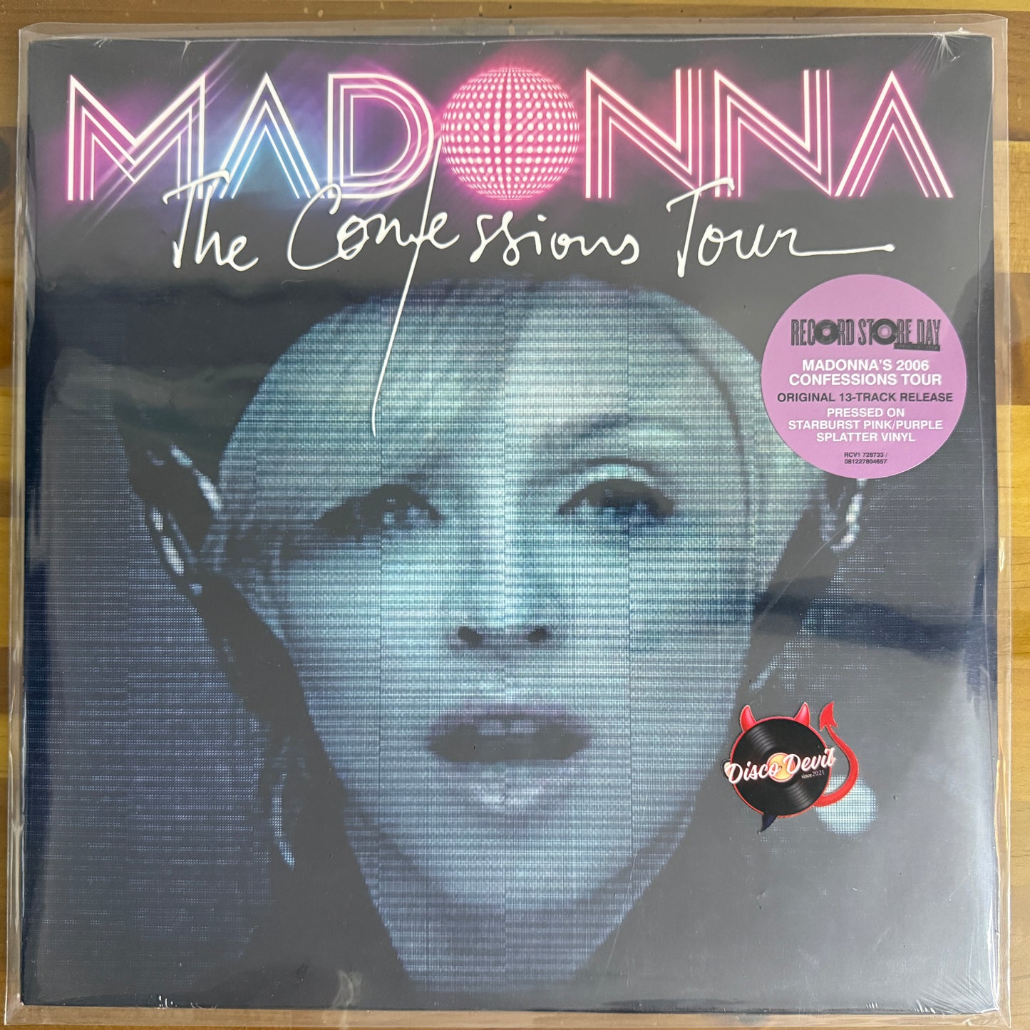Madonna - The Confessions Tour, Starburst Pink/Purple Splatter Vinyl, RSD