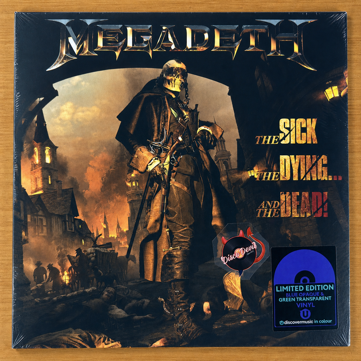 Megadeth - The Sick, The Dying… And The Dead!, Blue & Green Vinyl