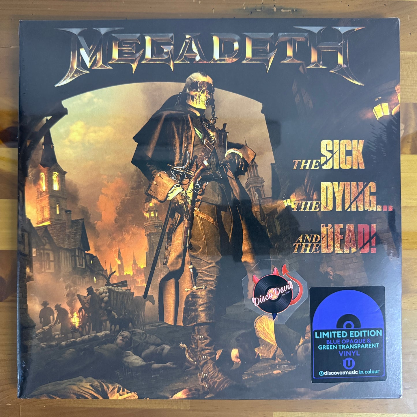 Megadeth - The Sick, The Dying… And The Dead!, Blue & Green Vinyl