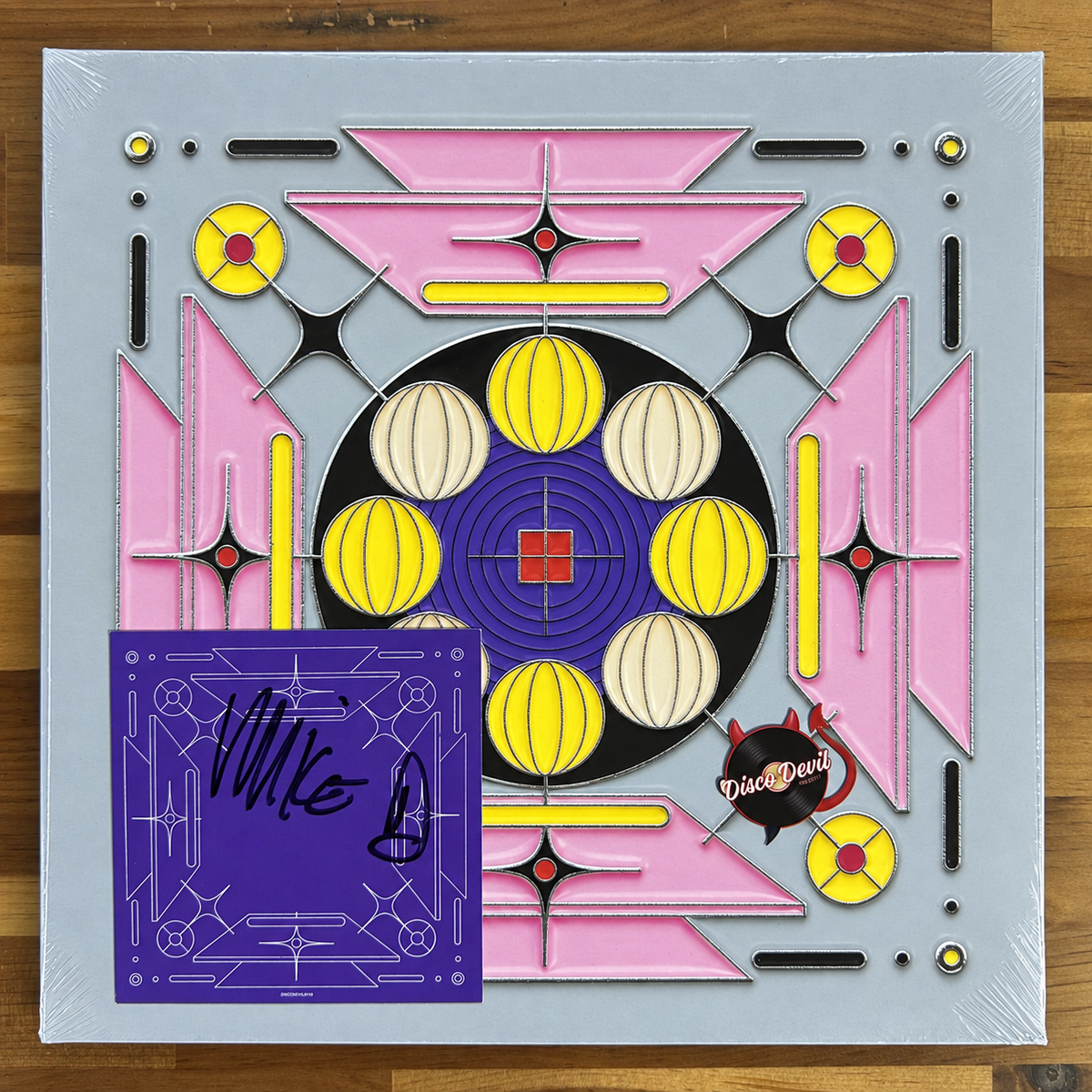 Thank You, Purple & White Splatter Vinyl + Signed Art Card
