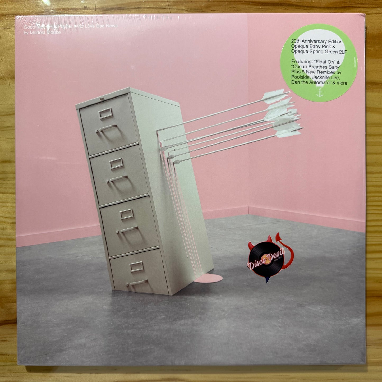 Modest Mouse - Good News For People Who Loves Bad News, Baby Pink/Spring Green Vinyl
