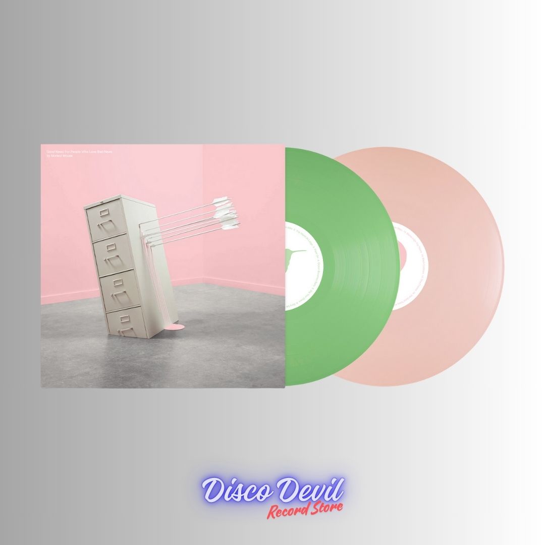 Modest Mouse - Good News For People Who Loves Bad News, Baby Pink/Spring Green Vinyl