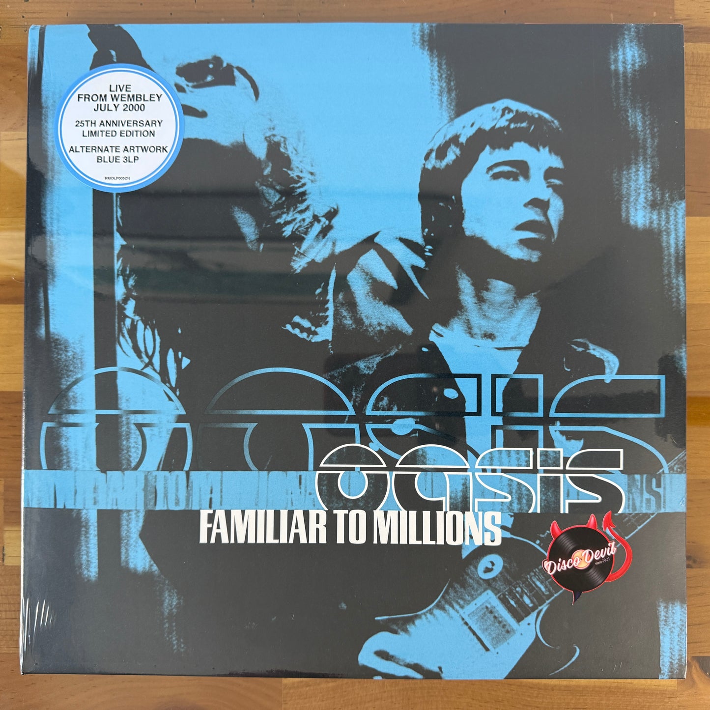 Oasis - Familiar To Millions, Urban Outfitters exclusive Blue Vinyl