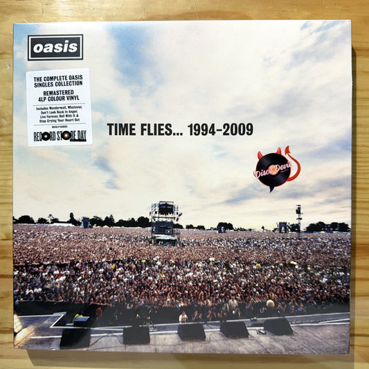 Oasis - Time Flies... 1994-2009 (LP, Ora + LP, Gre + LP, Pin + LP, Blu),  RSD