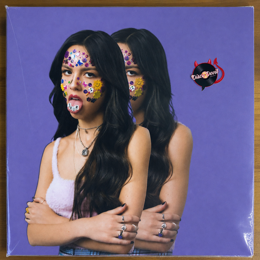 Olivia Rodrigo - Sour, Limited Edition, Numbered, Purple Marbled [Sour Purple] Vinyl, Re-attachable Magnet