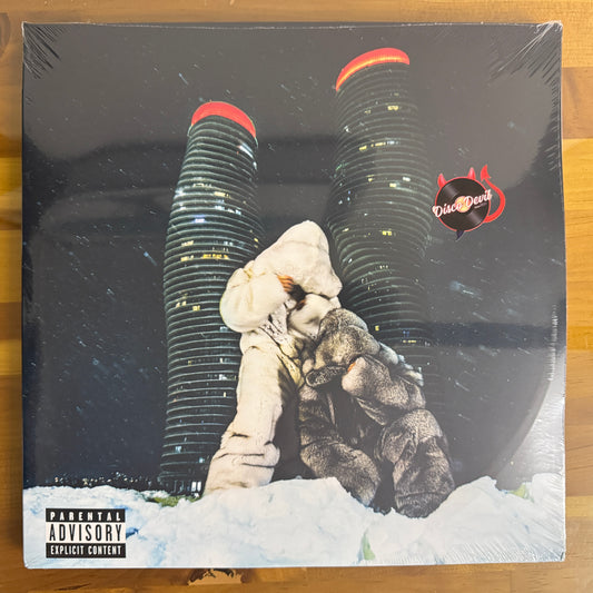 PartyNextDoor & Drake - $ome $exy $ongs 4 U, Red w/ White Splatter and Black Liquid Fill Vinyl