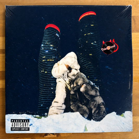 PartyNextDoor & Drake - $ome $exy $ongs 4 U, Red w/ White Splatter and Black Liquid Fill Vinyl