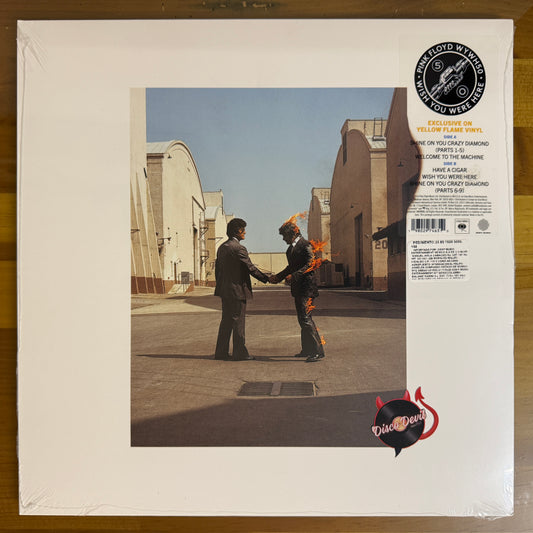 Pink Floyd - Wish You Were Here, 50th Anniversary Yellow Flame Vinyl
