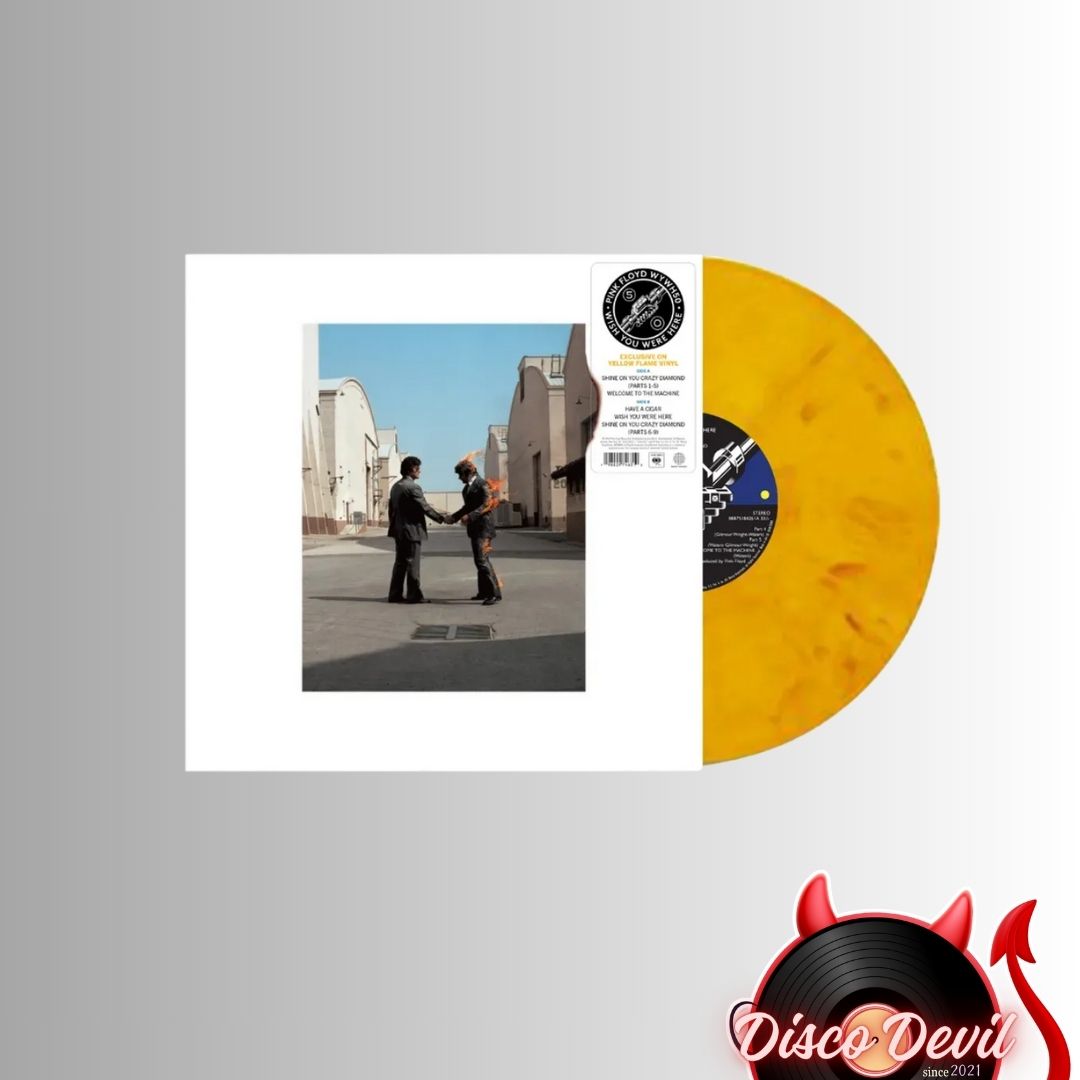 Pink Floyd - Wish You Were Here, 50th Anniversary Yellow Flame Vinyl