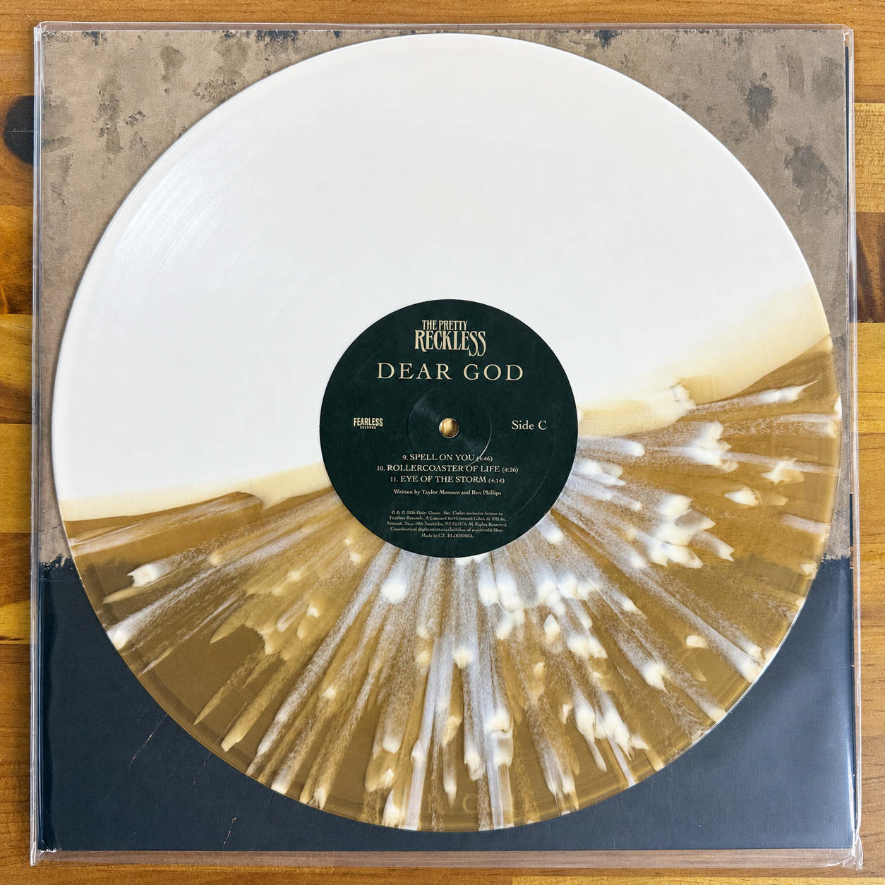 Pretty Reckless - Dear God, black and trans-ochre Vinyl