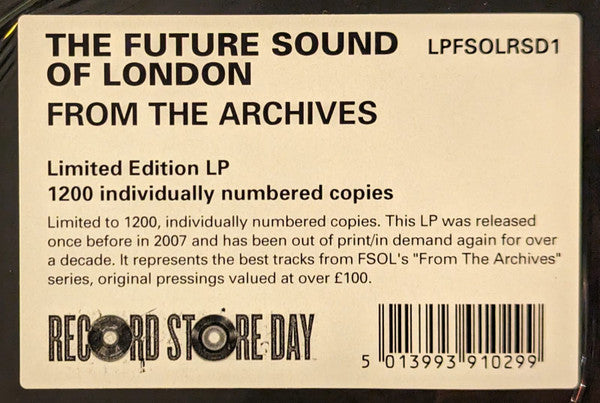 Future Sound Of London - From The Archives, RSD