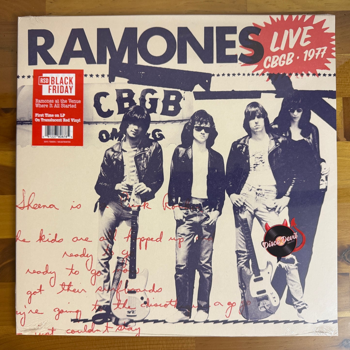 Ramones - Live (CBGB • 1977), Red Translucent Vinyl, RSD