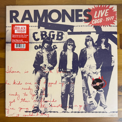 Ramones - Live (CBGB • 1977), Red Translucent Vinyl, RSD
