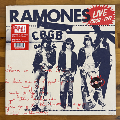 Ramones - Live (CBGB • 1977), Red Translucent Vinyl, RSD