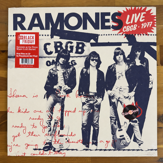 Ramones - Live (CBGB • 1977), Red Translucent Vinyl, RSD