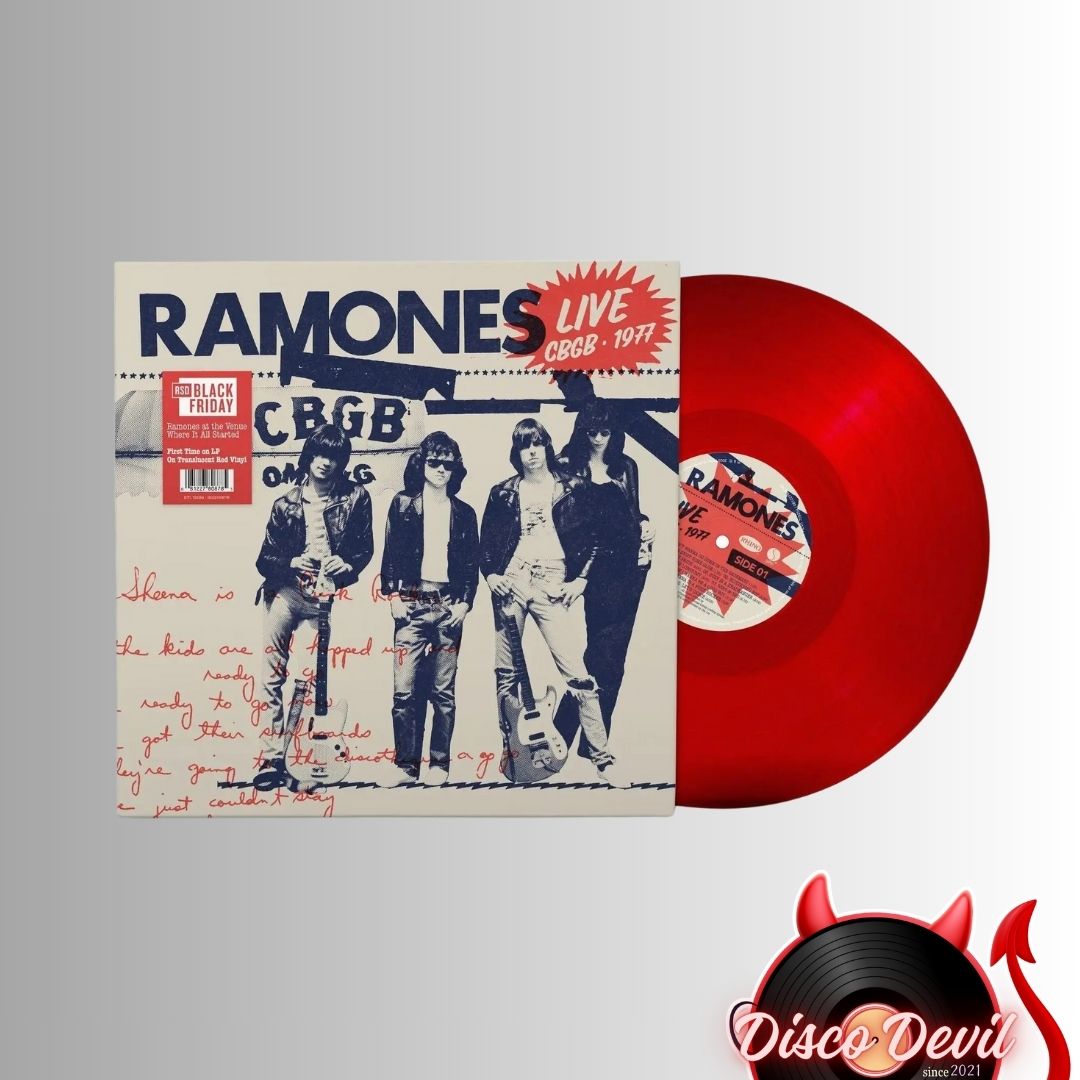 Ramones - Live (CBGB • 1977), Red Translucent Vinyl, RSD