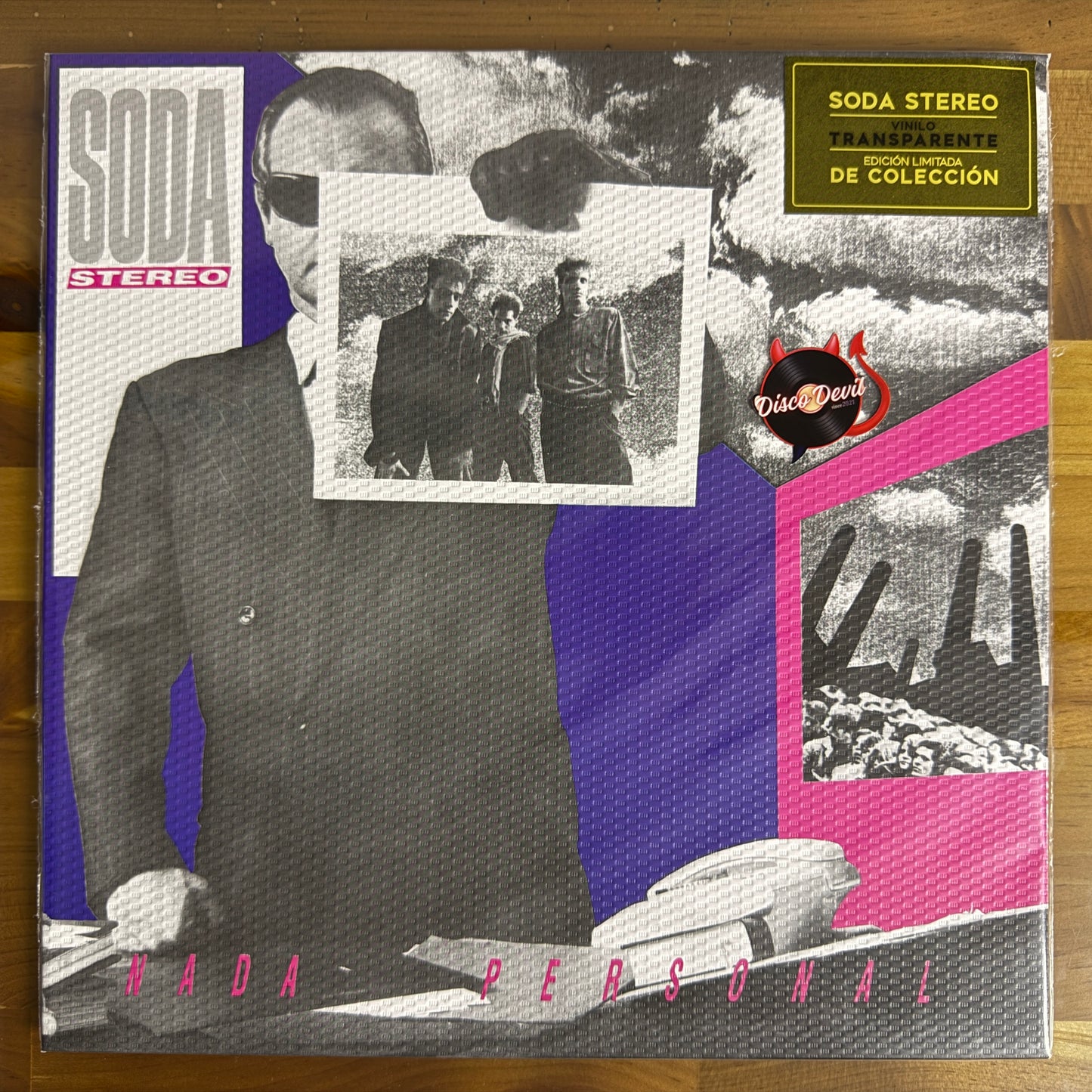 Soda Stereo - Nada Personal, Edición Limitada de Colección, Vinilo Transparente