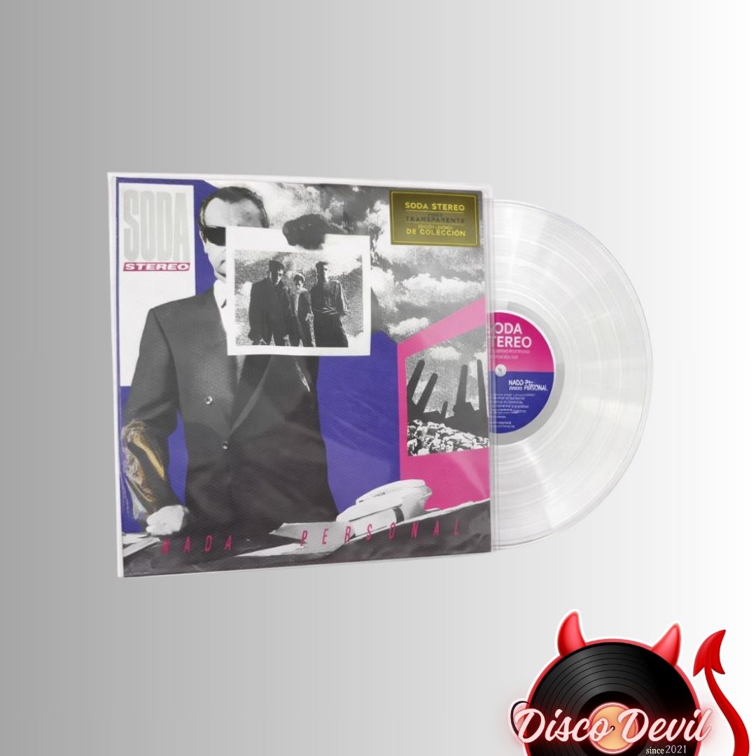 Soda Stereo - Nada Personal, Edición Limitada de Colección, Vinilo Transparente