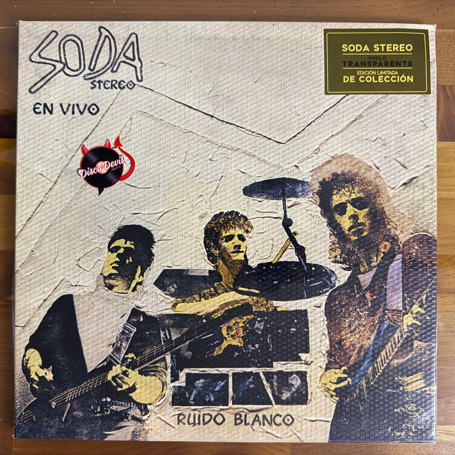 Soda Stereo - Ruido Blanco, Edición Limitada de Colección, Vinilo Transparente
