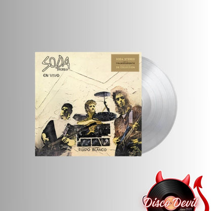 Soda Stereo - Ruido Blanco, Edición Limitada de Colección, Vinilo Transparente